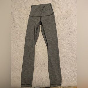 Gray lululemon leggings, size 2